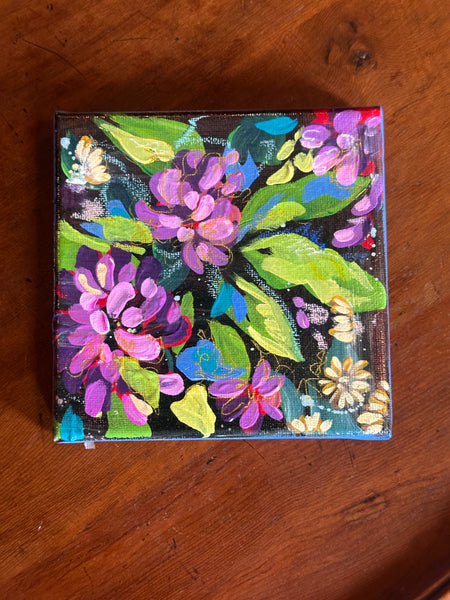 Mini Purple Flowers X