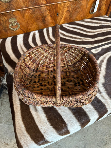 French Grape Harvest Basket