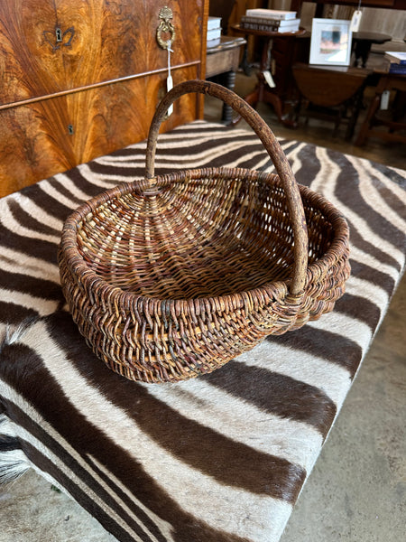 French Grape Harvest Basket