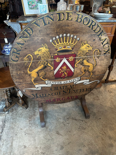 Painted French Vendange Table