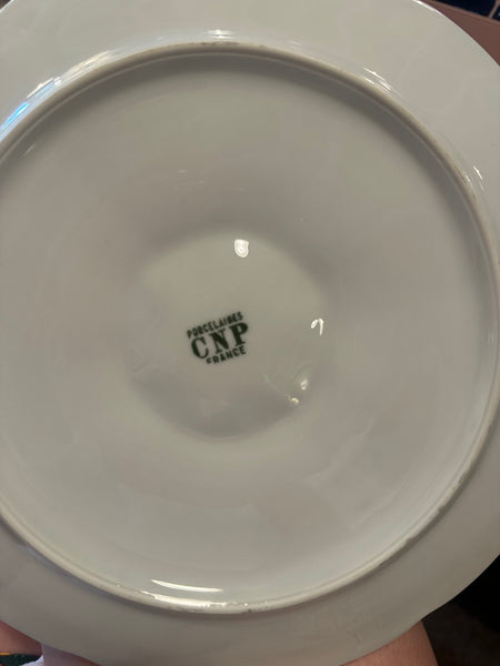 French "CNP Porcelaines" Oyster Plate