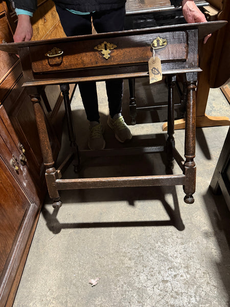 English Oak Side Table