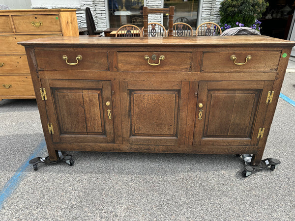 English Oak Dresser Base