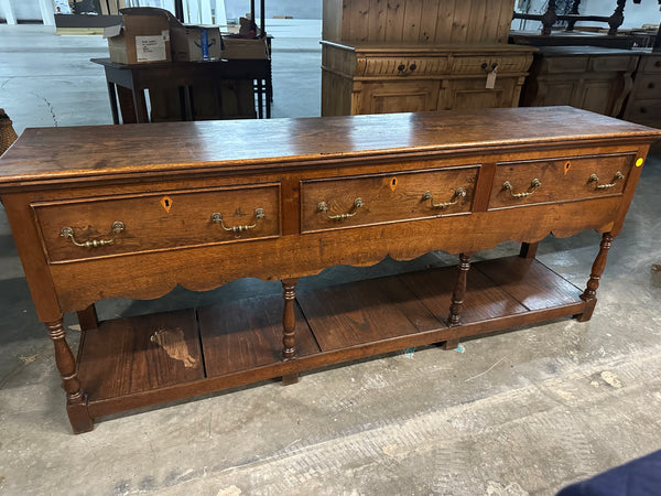Victorian Oak Pot Board Dresser Base
