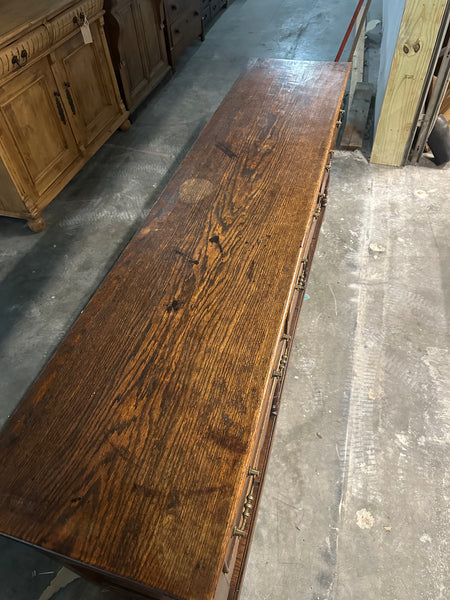 Victorian Oak Pot Board Dresser Base