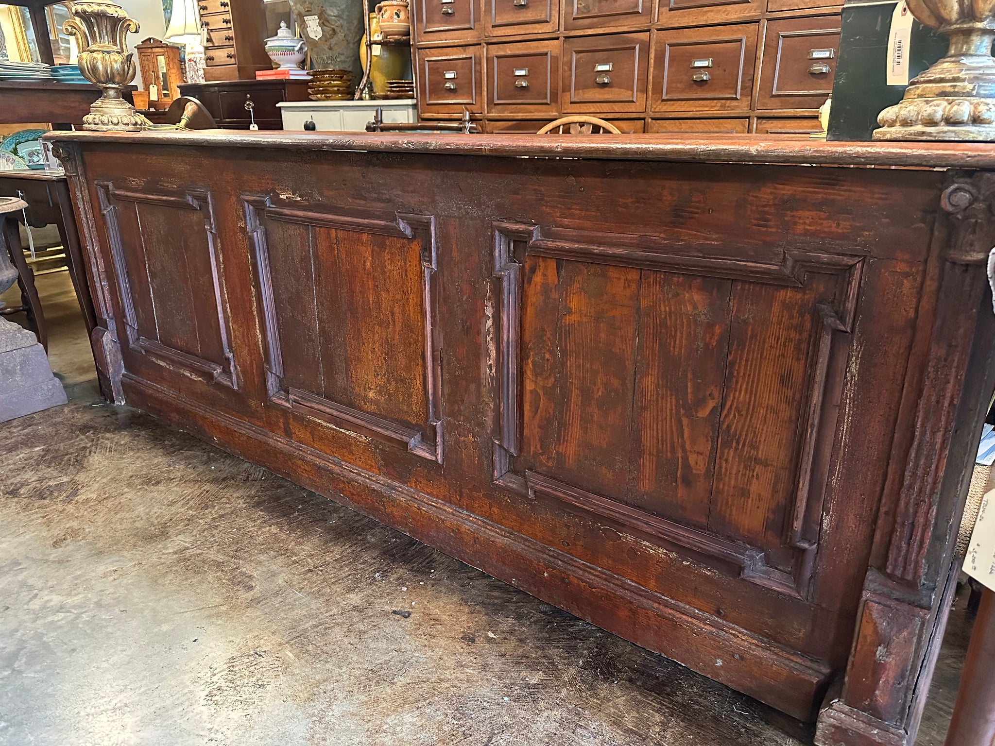 French Shop Counter – McIntosh Cottage Antiques