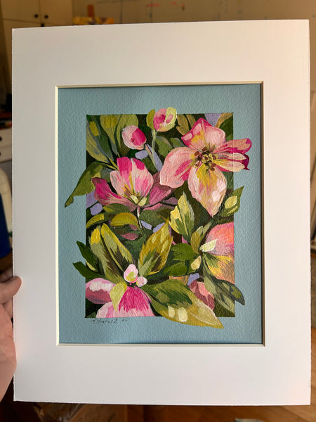Pink Lenten Rose, by Angela Hughes Zokan