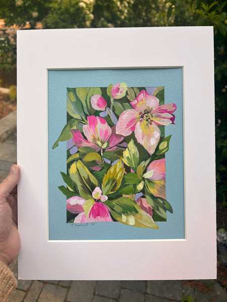 Pink Lenten Rose, by Angela Hughes Zokan
