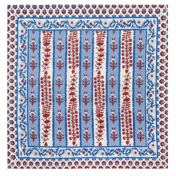 Avignon Napkins Red & Blue Set of 6