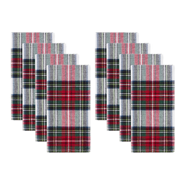 Holiday Plaid Napkins, Set of 4
