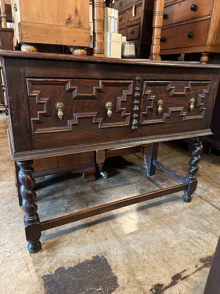 English Oak Moulded Front Base