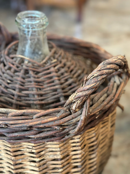 Wine Bottle in Wicker