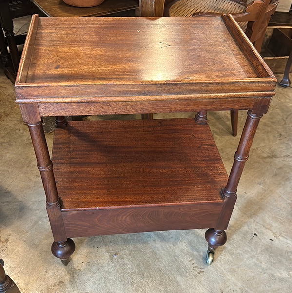 Early Victorian English Mahogany Stand