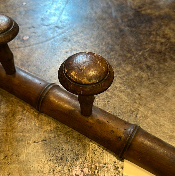 French Faux Bamboo Coat Rack