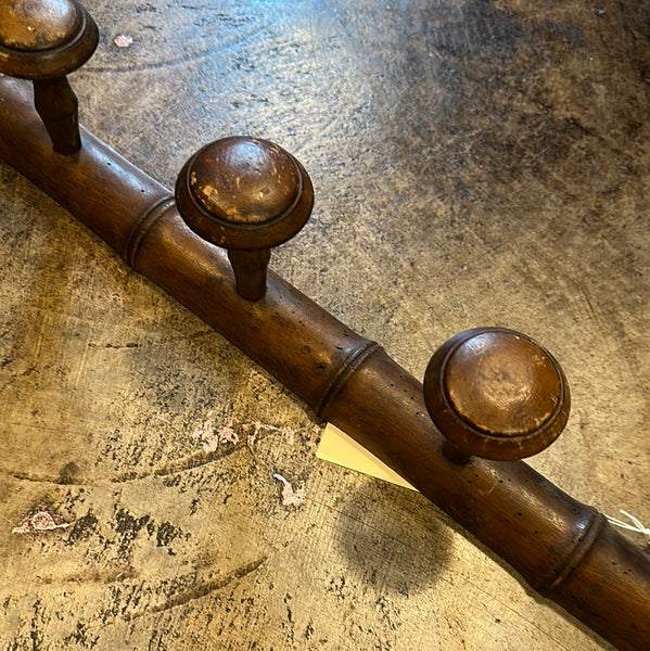 French Faux Bamboo Coat Rack