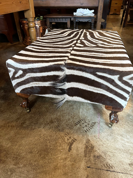 Zebra Ottoman