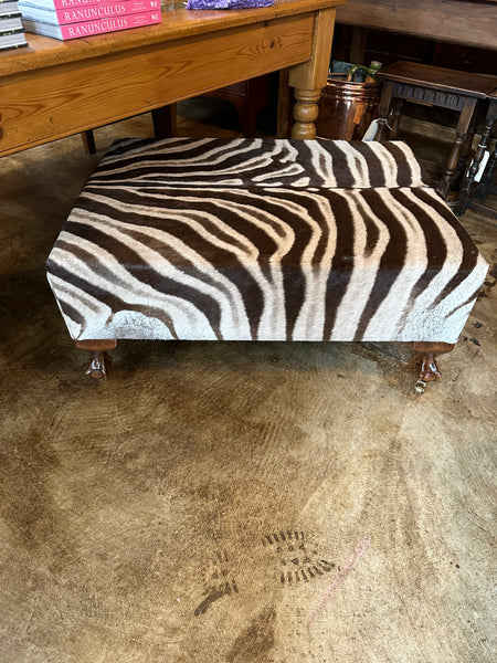 Zebra Ottoman