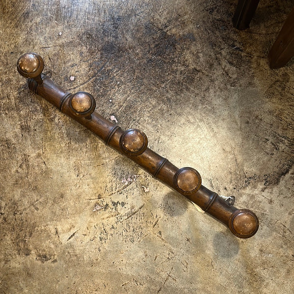 French Faux Bamboo Coat Rack