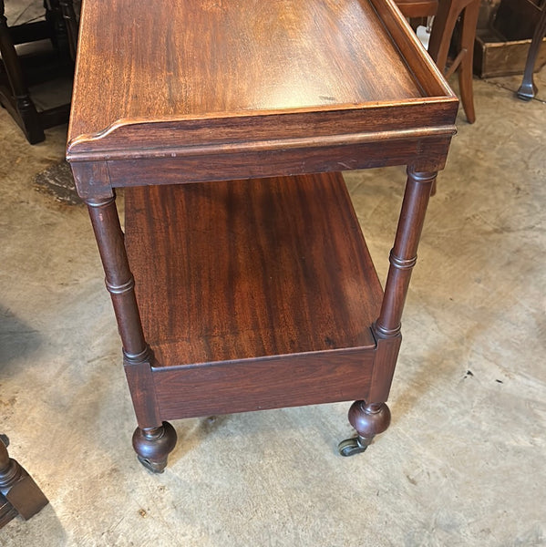 Early Victorian English Mahogany Stand