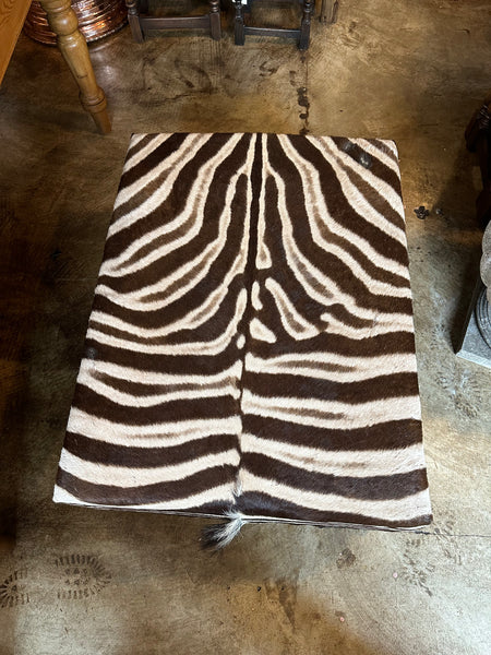 Zebra Ottoman