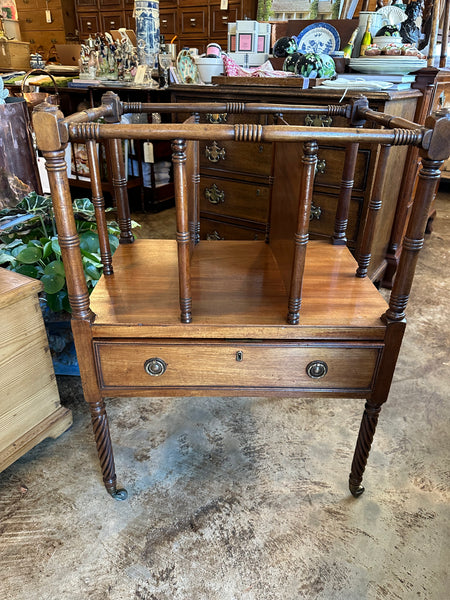 Large Georgian Mahogany Canterbury