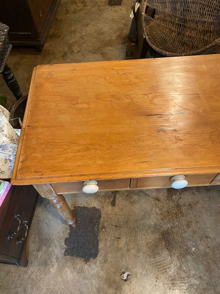 Pine 3-Drawer Side Table