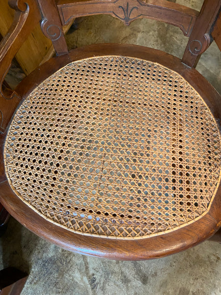 Pair of Chairs with Cane Seats