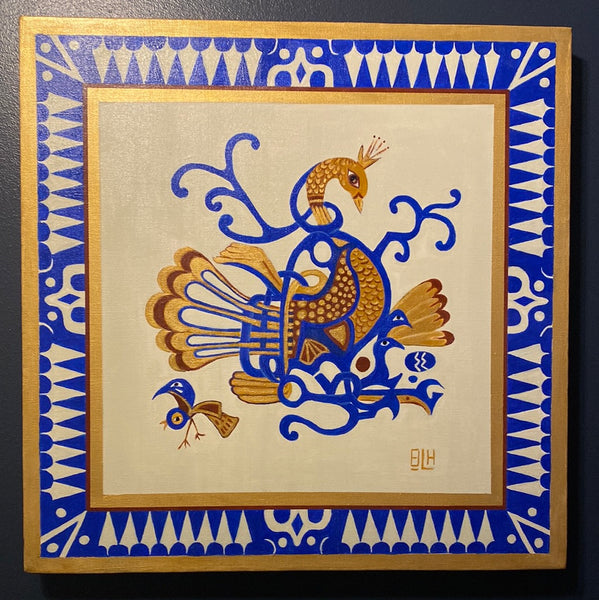 Pair of Acrylic Paintings by Bernadine Lawton Brewster