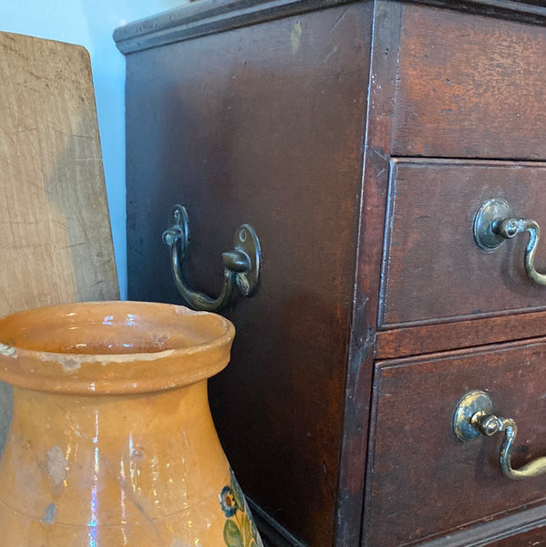 English Mahogany Bachelor's Chest