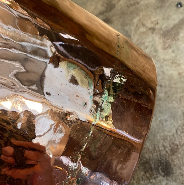 French Brass and Copper Pot