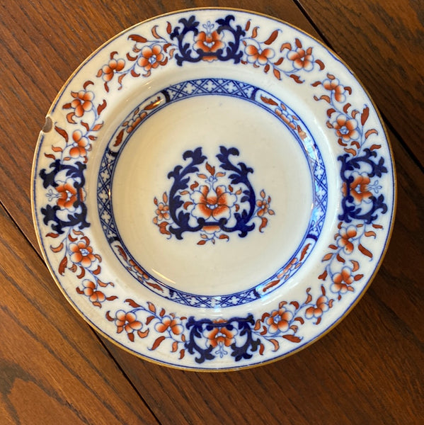 Large Rimmed Bowl, Mintons (Small Chip)