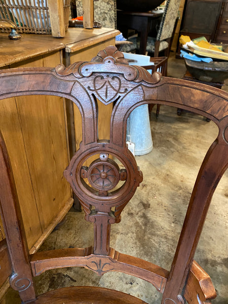 Pair of Chairs with Cane Seats