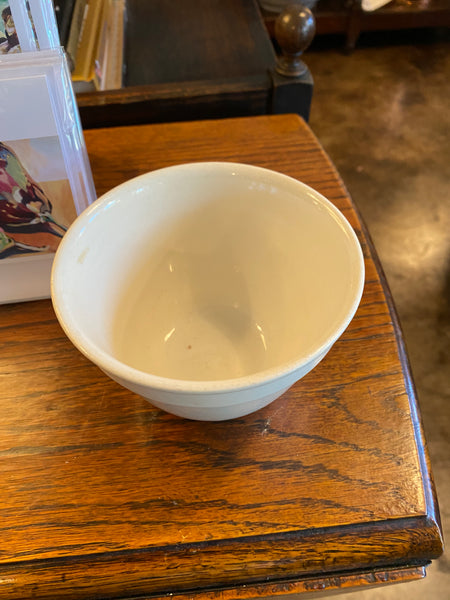 Very Small White Mixing Bowl