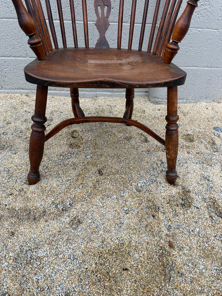 Yew and Elm Windsor Arm Chair