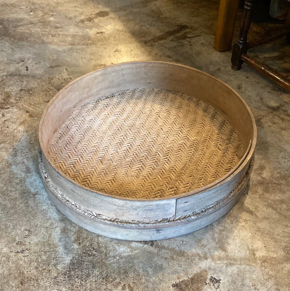 English Beech and Split Cane Hop Sieve