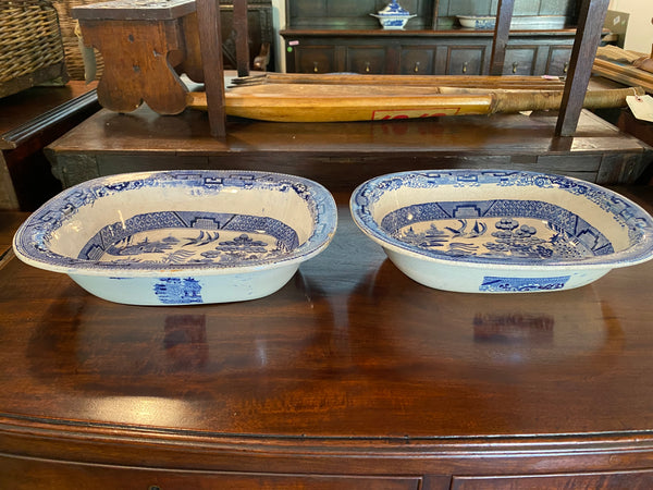 Blue Willow Vegetable Bowl