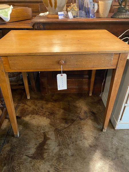 French Pine and Oak Table