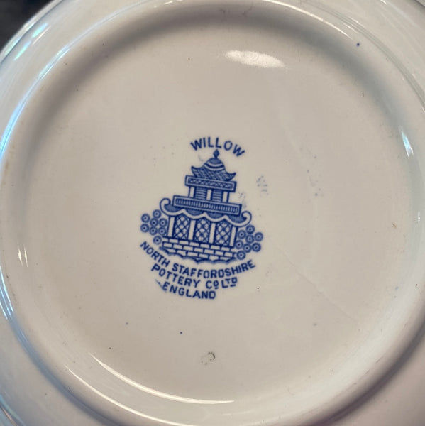 North Staffordshire Pottery "Willow" Serving Bowl