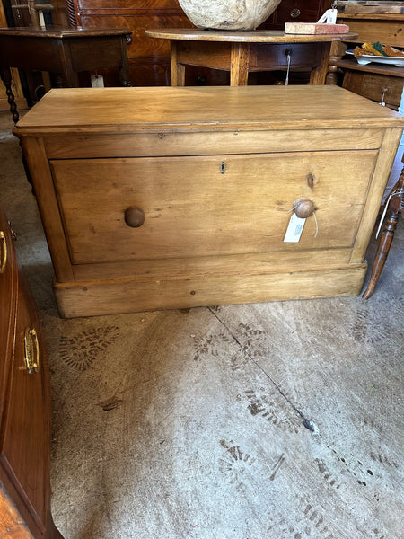 Pine Chest with One-Drawer, England