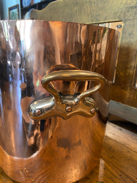 French Copper Stock Pot