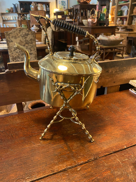 Brass Teapot on Stand
