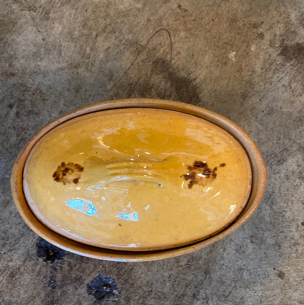 French Earthenware Casserole with Lid